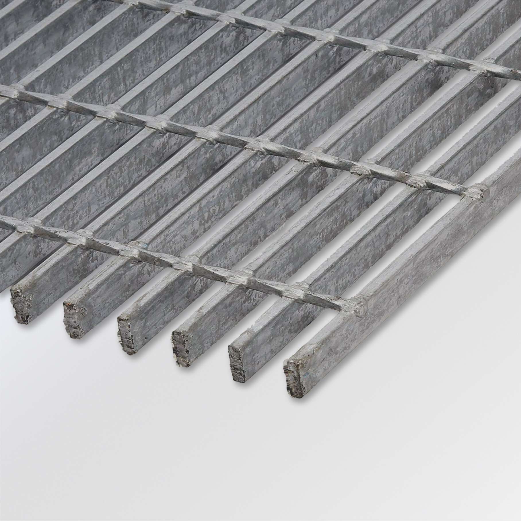 H W,1In DIRECT METALS 22125R100-B2 Bar Grating,Serrated,24In