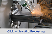 Alro offers multiple processing services to serve our customers including laser and waterjet.