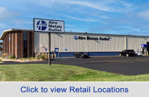 Alro Metals Outlet Locations